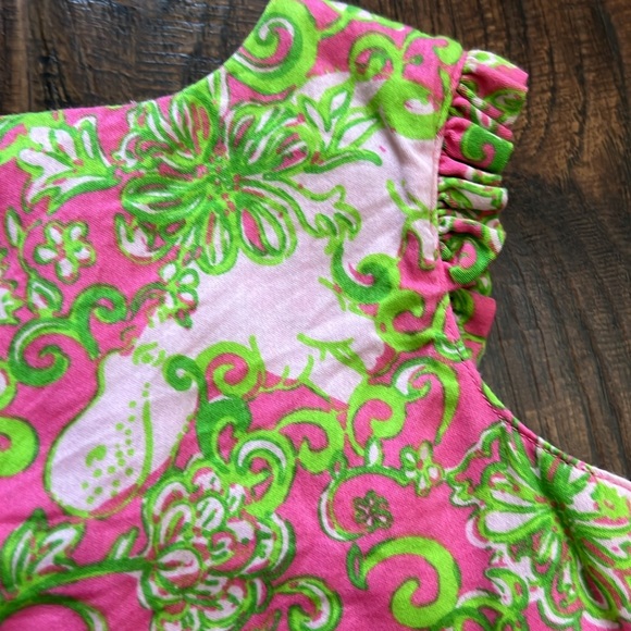 Lilly Pulitzer safari print dress and bloomers - Picture 4 of 9